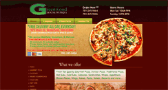 Desktop Screenshot of greenwoodhouseofpizza.com