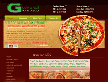 Tablet Screenshot of greenwoodhouseofpizza.com